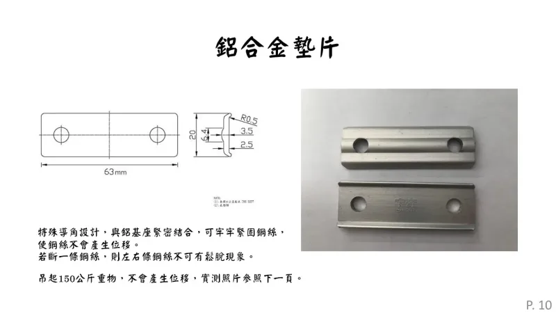 宇奇隱形鐵窗各部件作用講解PPT10